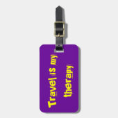 Reizen is mijn bagagelabel (Voorkant verticaal)