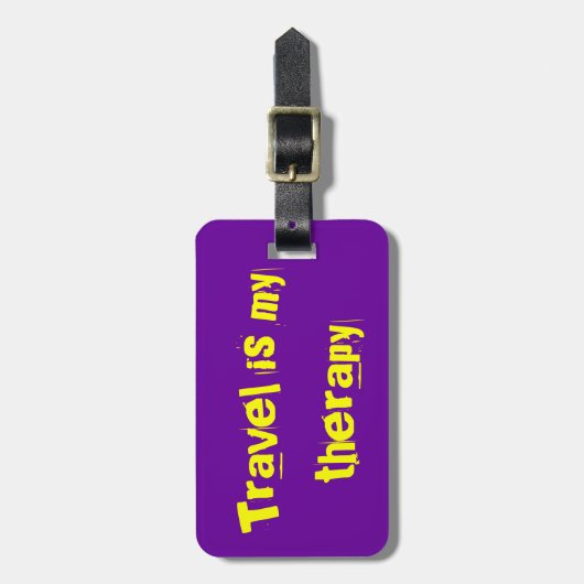 Reizen is mijn bagagelabel (Voorkant verticaal)