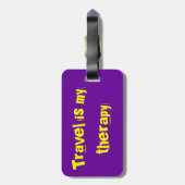 Reizen is mijn bagagelabel (Achterkant verticaal)