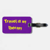 Reizen is mijn bagagelabel (Achterkant horizontaal)