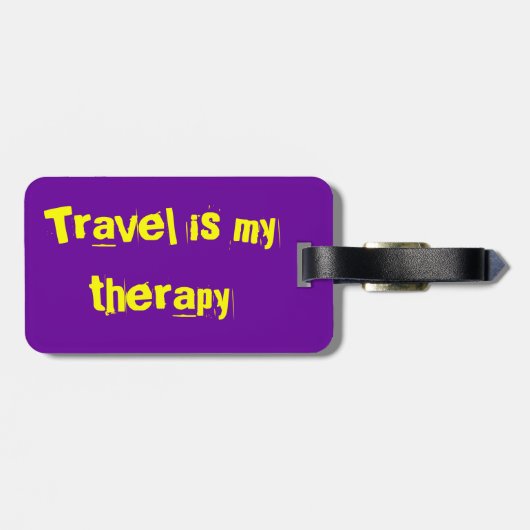 Reizen is mijn bagagelabel (Achterkant horizontaal)