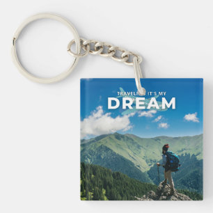 Reizen is mijn droom 😉🏞️ sleutelhanger