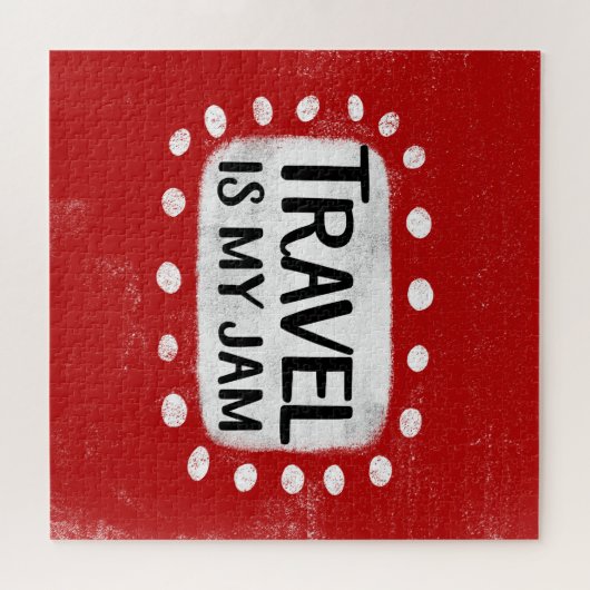 Reizen is mijn Jam Jigsaw puzzel (Horizontaal)