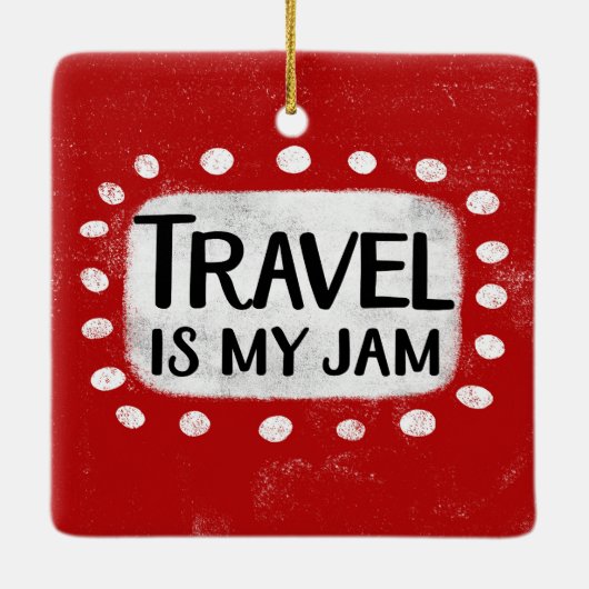 Reizen is mijn Ornament (Achterkant)