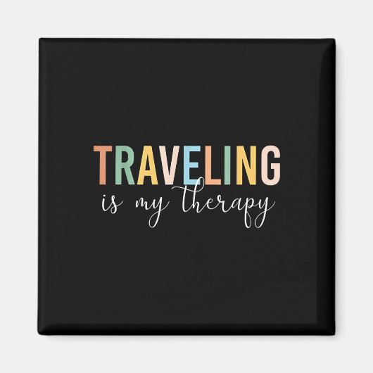 Reizen is mijn therapie magneet (Voorkant)