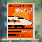Reizen Japan Bullet Train Shinkansen Acryl Bord (Neutraal)