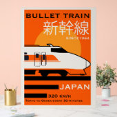 Reizen Japan Bullet Train Shinkansen Acryl Bord (Huwelijk)