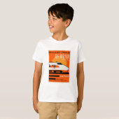 Reizen Japan Bullet Train Shinkansen T-shirt (Voorkant volledig)