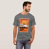 Reizen Japan Bullet Train Shinkansen T-shirt (Voorkant volledig)