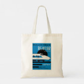 Reizen Japan Bullet Train Shinkansen Tote Bag (Achterkant)