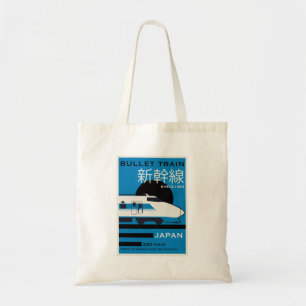 Reizen Japan Bullet Train Shinkansen Tote Bag