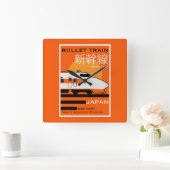 Reizen Japan Bullet Train Shinkansen Vierkante Klok (Huis)