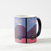 Reizen Japan Mount Fuji Magische Mok (Voorkant rechts)