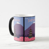 Reizen Japan Mount Fuji Magische Mok (Voorkant links)