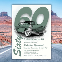 Reizen Klassieke Auto Wordt 60 Jaar