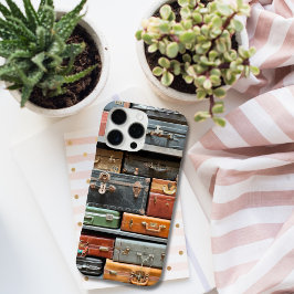 Reizen  Koffer Wanderlust Foto Custom iPhone 16 Pro Max Hoesje