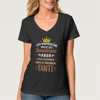 Reizen komen na tante voor neef of nicht t-shirt