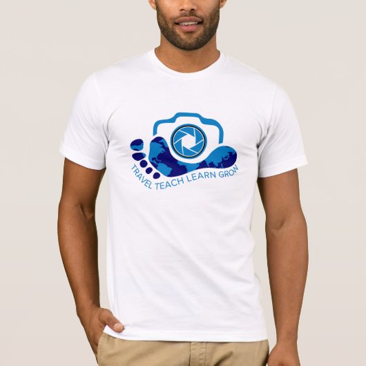 Reizen leren leren groeien t-shirt (Voorkant)