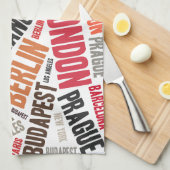 Reizen liefhebben theedoek (Quarter Fold)