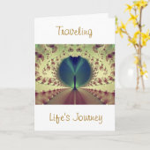 Reizen Life's Journey Wenskaart Kaart (Gele Bloem)