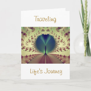 Reizen Life's Journey Wenskaart Kaart