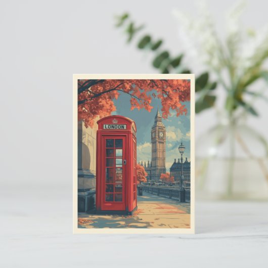 reizen Londen Briefkaart (Staand voorkant)