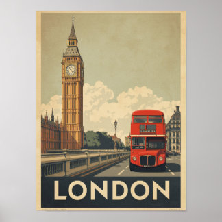 reizen Londen Poster