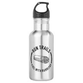 Reizen lopen, brandstof met Burritos Waterfles (Voorkant)