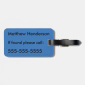 Reizen maakt je rijker - bagagelabel (Achterkant horizontaal)