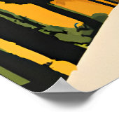 Reizen Malaga Spanje Poster (Hoek)