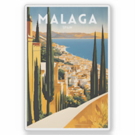 Reizen Malaga Spanje Sticker