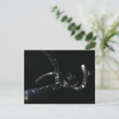 Reizen Man Series @ Night #1 Briefkaart (Staand voorkant)