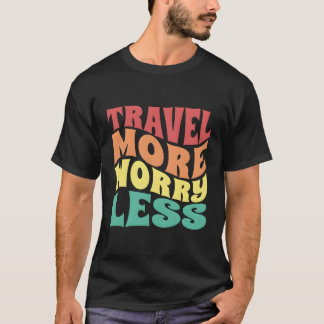 Reizen Meer zorgen Minder vakantie T-shirt