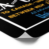 Reizen met CA en Union Lines Poster (Hoek)