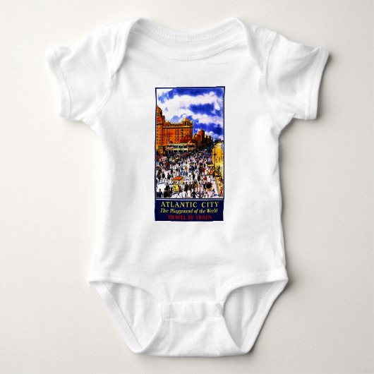 Reizen met de oude trein van Atlantic City Romper (Voorkant)