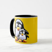 Reizen met de Pinguïnfamilie Mok (Voorkant links)