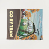 Reizen met de Tram Wandkleed (Voorkant (horizontaal))