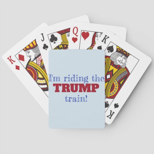 Reizen met de TRUMP trein! Pokerkaarten (Achterkant)