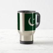 Reizen met de vlag van Pakistan Reisbeker (Voorkant rechts)