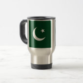 Reizen met de vlag van Pakistan Reisbeker (Voorkant links)
