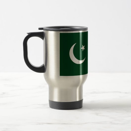 Reizen met de vlag van Pakistan Reisbeker (Links)