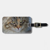 Reizen met kat/kattenliefhebber bagagelabel (Voorkant horizontaal)