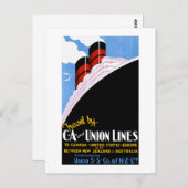 Reizen met lijnen van de categorieën C en A en Uni Briefkaart (Voorkant / Achterkant)