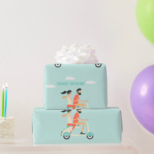 Reizen met mij cadeaupapier