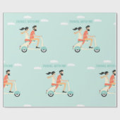 Reizen met mij cadeaupapier (Vlak)