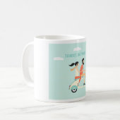 Reizen met mij koffiemok (Voorkant links)