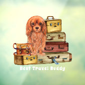 Reizen met mijn Ruby Cavalier King Charles Raamsticker (Vel 3)