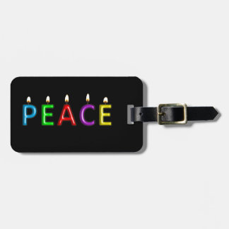 Reizen met PEACE Bagagelabel