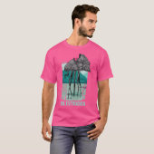 Reizen met stille streep t-shirt (Voorkant volledig)