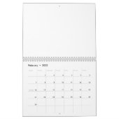 Reizen met tandem-fietsenbord kalender (Feb 2022)